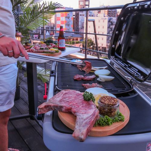 12時~翌5時までBBQを満喫