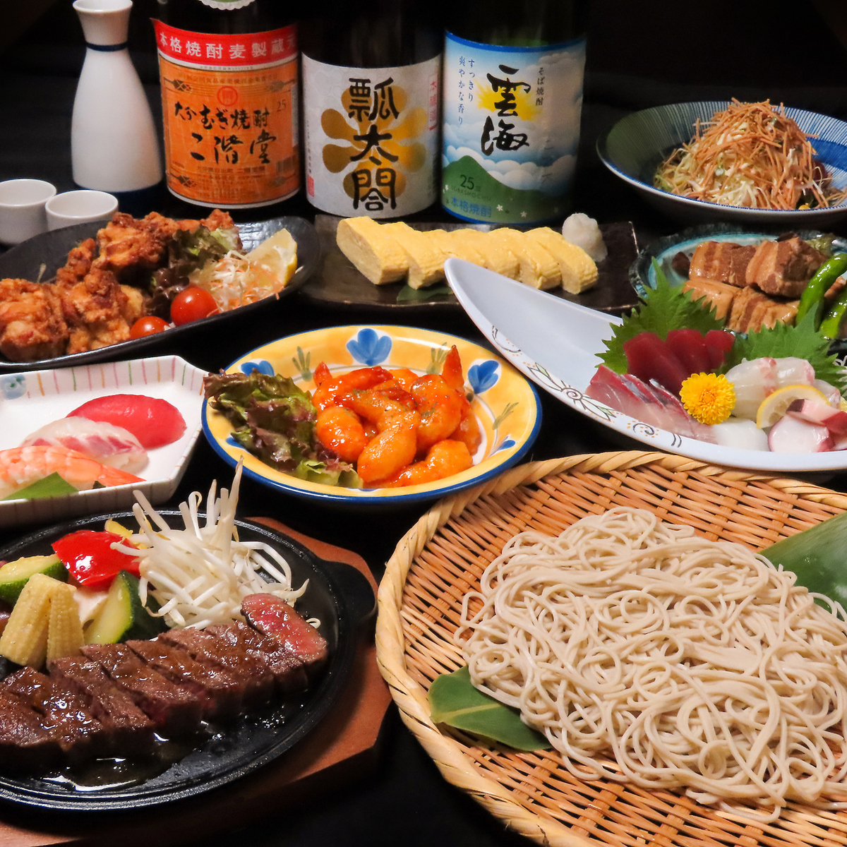 お座敷広々最大36名迄OK★2時間飲み放題付きコース4500円~!!各種宴会/会合/食事会に!