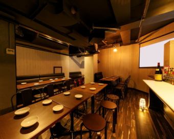 50 people who can reserve the entire store !! Round dining if you can reserve the entire store in Sendai Kokubuncho !! You can connect and use the projector, microphone, karaoke, PC, Ipad, etc. Please feel free to contact us regarding the date and time of use ♪