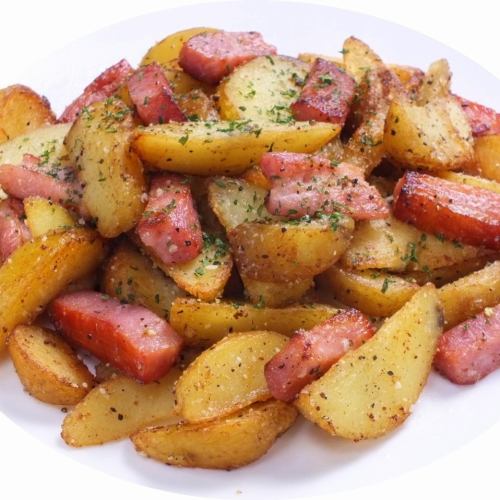 Garlic Potatoes and Sausage