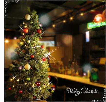 2名様~12月23・24 ・25限定クリスマスディーナーコース料理6品+1000円プレミアム飲放付き¥6000