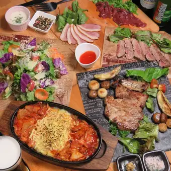 【含2小时畅饮】轻松均衡套餐：6道菜，4000日元