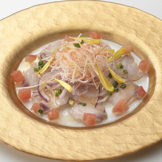 館山市 船形鮮魚直送！！房総地魚のカルパッチョ