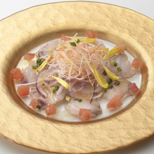 館山市 船形鮮魚直送！！房総地魚のカルパッチョ