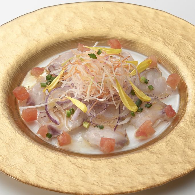 館山市 船形鮮魚直送！！房総地魚のカルパッチョ