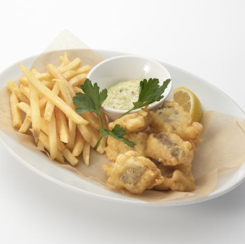 白身魚のフィッシュ＆チップス