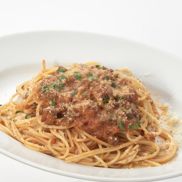 《トマトベース》じっくり煮込んだ自家製ミートソーススパゲッティ