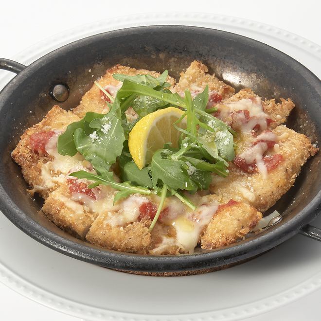 千葉県産錦爽鶏のトマトチーズカツレツ