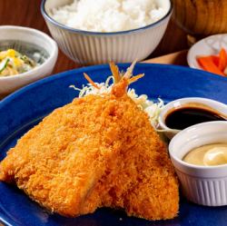 Horse mackerel fry lunch
