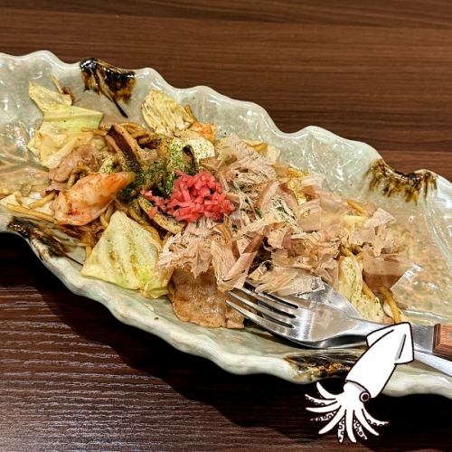 【極みソース焼そば】イカ