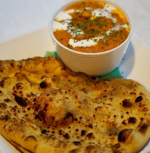 鸡肉咖喱原味烤饼套餐