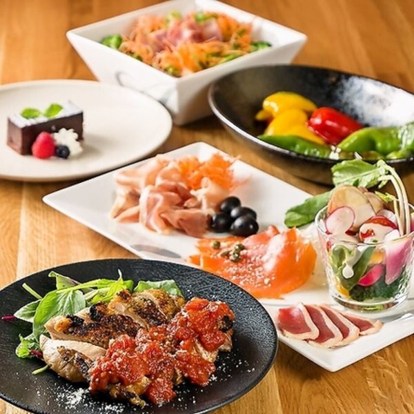 【ピザや石窯料理をご堪能！】リーズナブルに楽しめる「4500円コース」