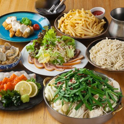 ★Welcome/Farewell Party★ [Spring Full Bloom Course] 8 dishes total, 4,500 yen (includes bottled beer and all-you-can-drink) *Early booking bonus during March (Note)