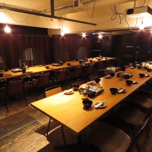 Private rooms available for up to 40 people.It is also suitable for group use for company banquets, farewell parties, and launch parties.