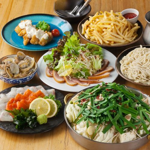 풍부한 연회 코스