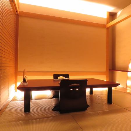 All seats are semi-private.(For 2 or more people) Enjoy a creative Japanese meal