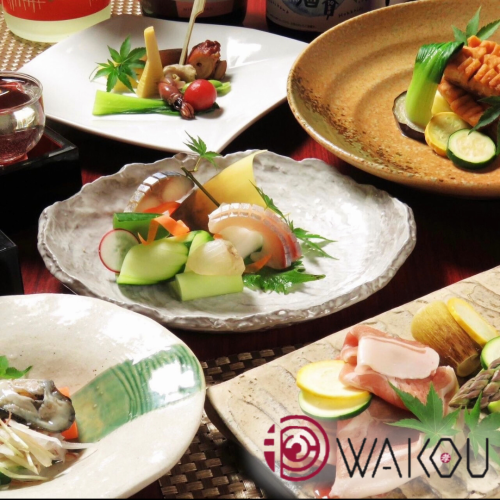 Omakase Kaiseki Course: 5,500 yen (tax included)