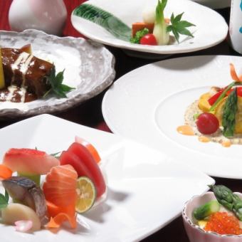 宴会プラン【飲み放題付き全8品】十勝牛彩美牛ステーキ　8000円(税込)