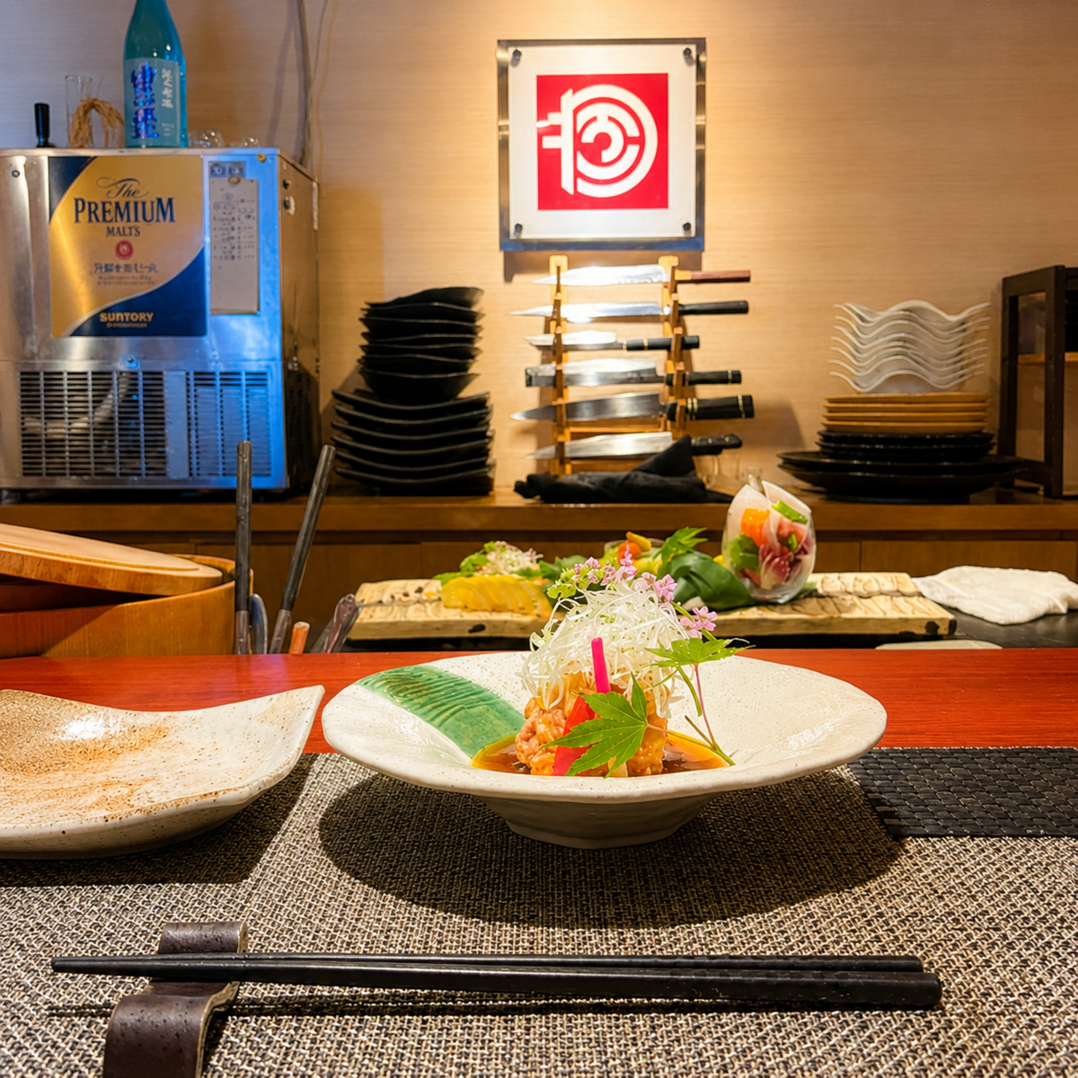 その日厳選の鮮魚を盛り付け!「お造り盛り合わせ」がお勧め◎