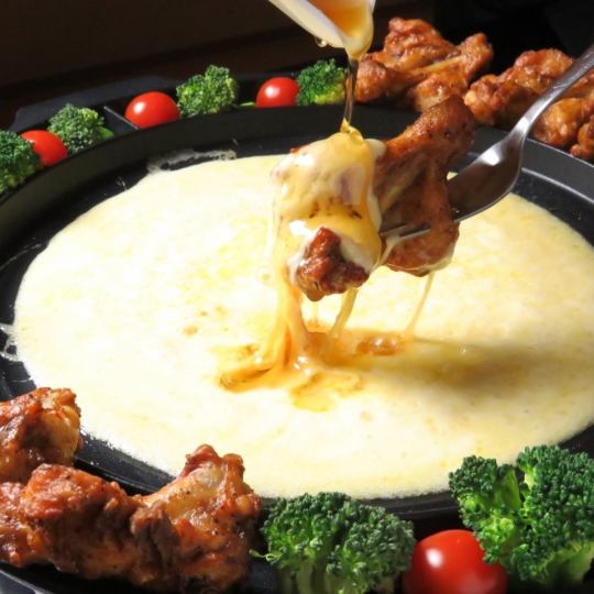 [Very popular girls' party course] Same-day OK [UFO Honey Chicken & Yangnyeom & Cheese Champa Set] 9 dishes 3,200 yen