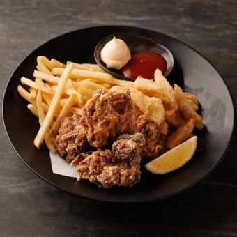 Large serving of fried food