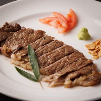 Charbroiled domestic Wagyu beef