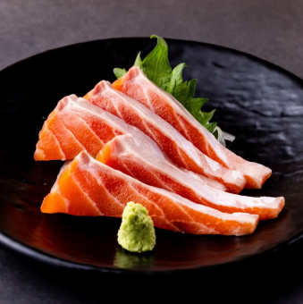 Salmon sashimi