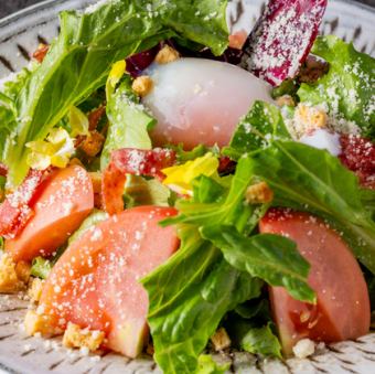 彩り野菜のシーザーサラダ