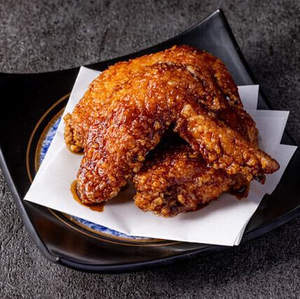 手羽先の唐揚げ～旨辛山椒ダレ～