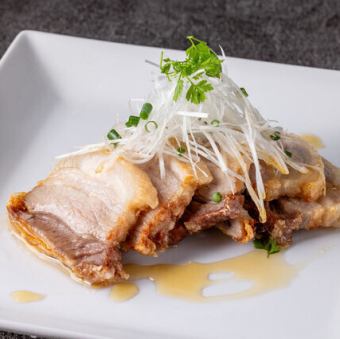 カリとろっ揚げチャーシュー/鶏むね肉の旨衣天ぷら