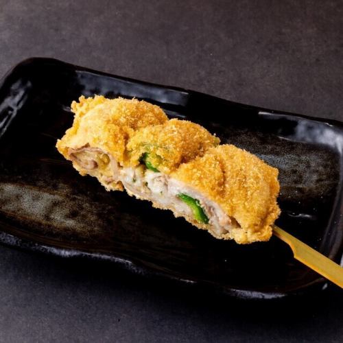 ピーマン肉巻き揚げ串/えのき肉巻き揚げ串