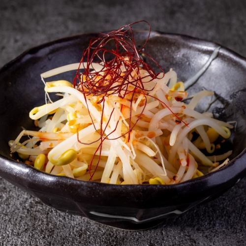 豆もやしナムル～食べる辣油添え～