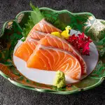 Salmon sashimi