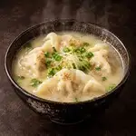 Chicken paitan soup dumplings