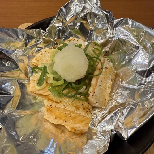 鮭ハラス鉄板焼
