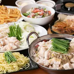 飲み放題付の各種宴会コースをご用意しております♪美味しいお肉やもつ鍋が食べられる！