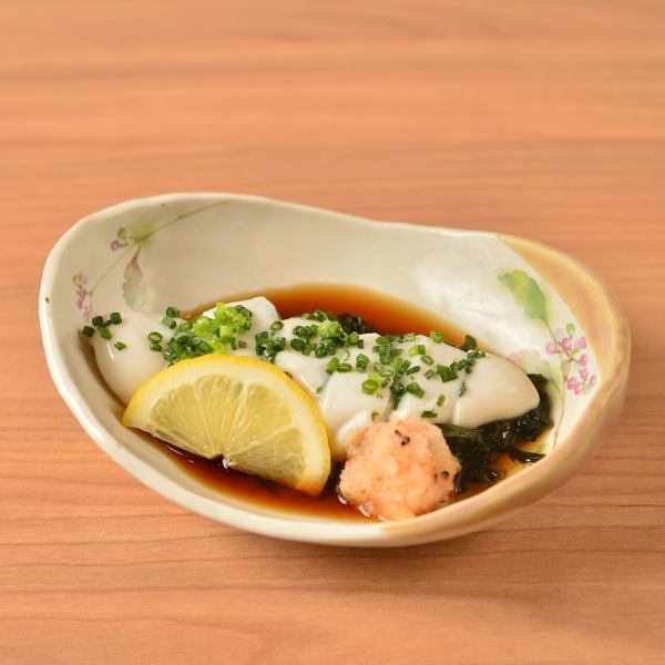 イカの白子ポン酢