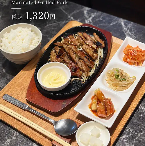 豚カルビ定食