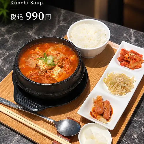 キムチチゲ定食