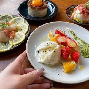 seasonal fruit caprese