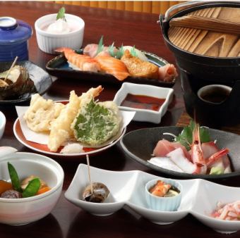 超值宴席套餐（8道菜）/ 4,200日元（含税）