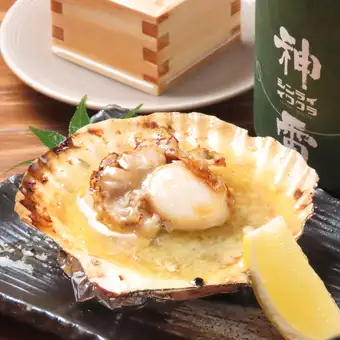 殻付ホタテバター(一枚)