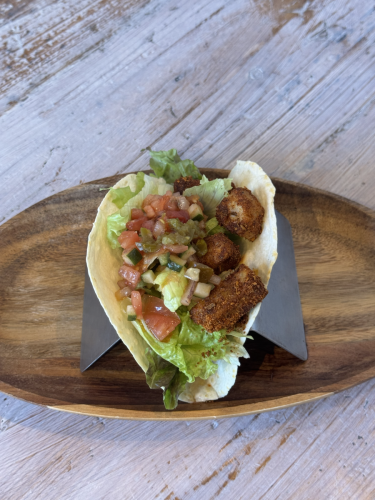 ケイジャンチキンタコス