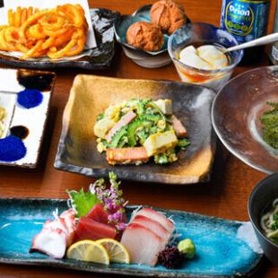 【最受歡迎】「Yukuru套餐」漫畫咖啡廳豪華套餐♪90分鐘生啤無限暢飲!海葡萄等7道菜4,980日圓(含稅)