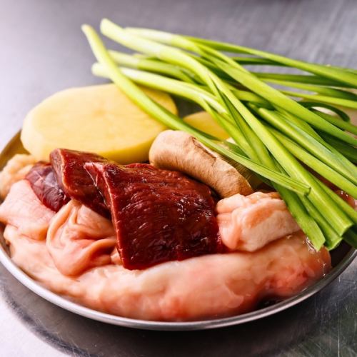 牛ホルモン塩焼き