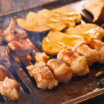【宴会にオススメ！】牛ホルモンタレ焼きコース〈90分飲み放題付〉
