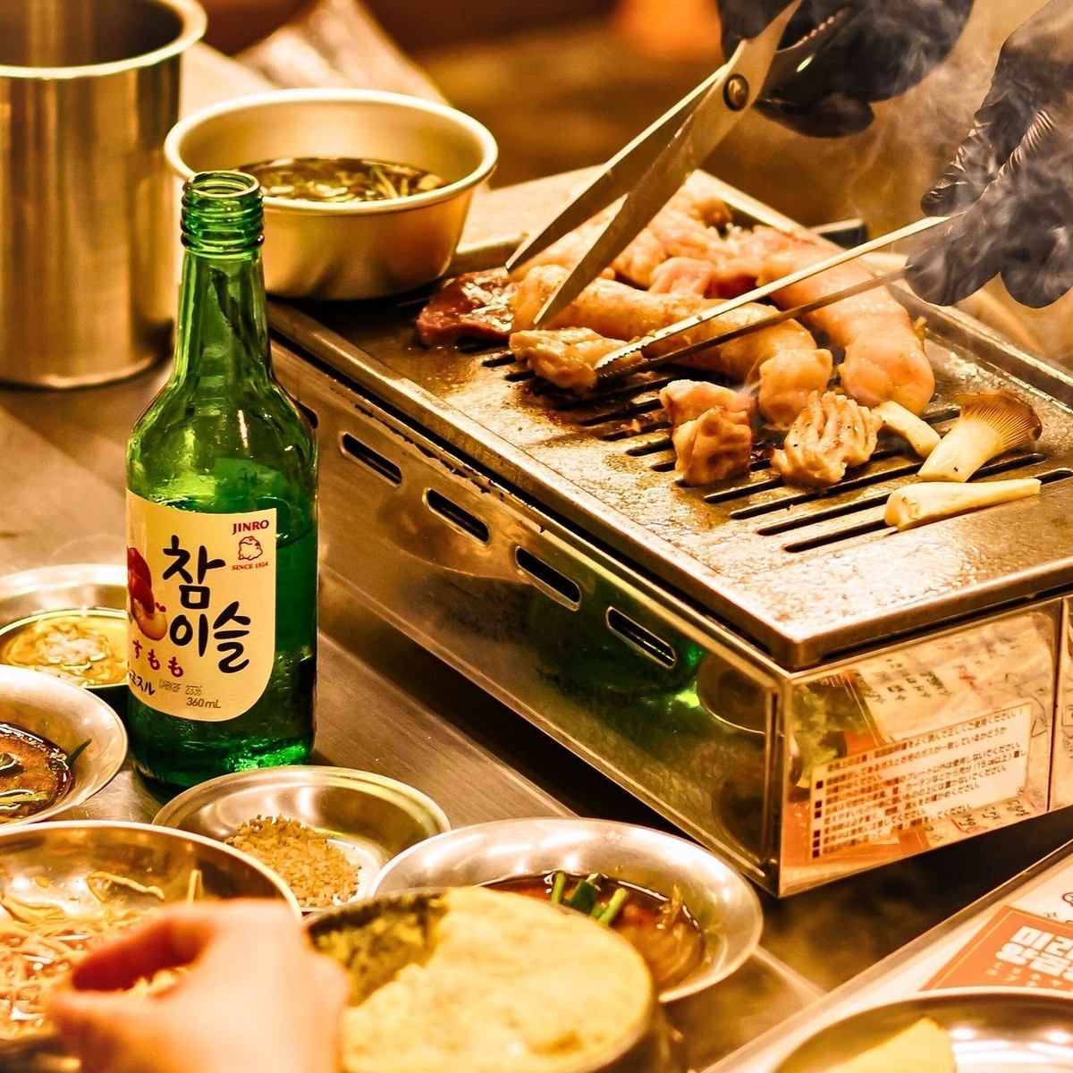 味も雰囲気も韓国そのまま♪釜山式の焼肉と韓国料理を堪能