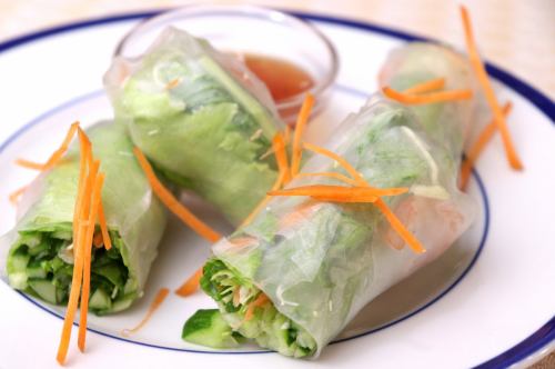 Raw spring roll