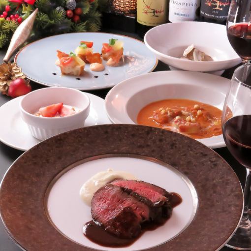 12/24-25　特別な夜に　【クリスマス限定】　乾杯スパークリング付　LaFESTaディナーコース