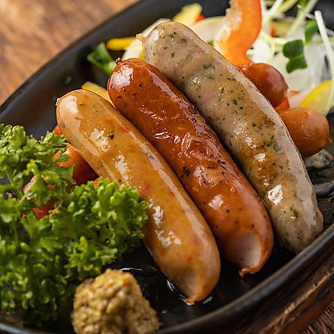 Assorted sausage
